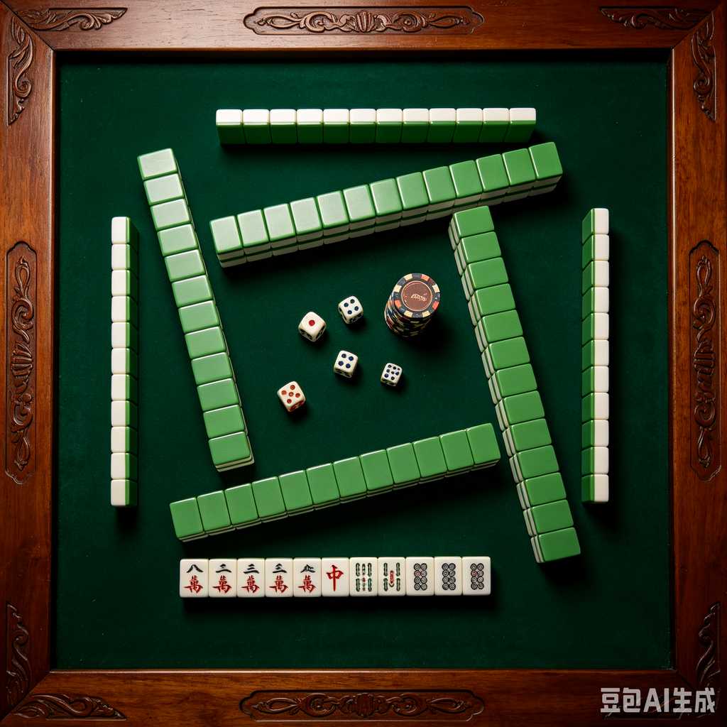 glossy mahjong tiles